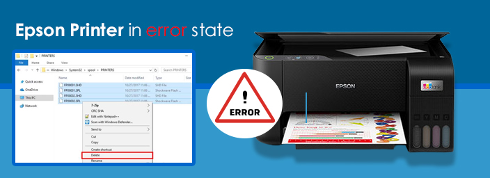 Epson Printer in error state