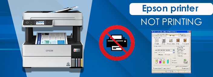 Epson printer not printing